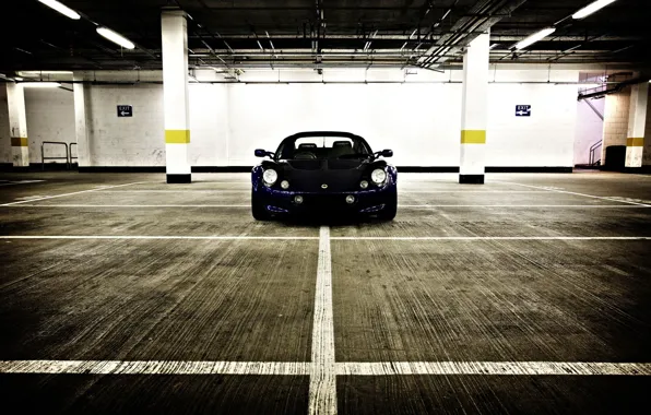 Picture Parking, Lotus Elise, underground