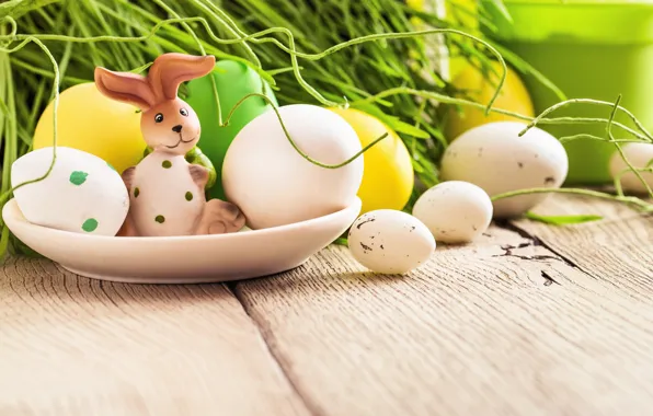 Picture grass, flowers, eggs, spring, Easter, flowers, spring, Easter, eggs, decoration, Happy
