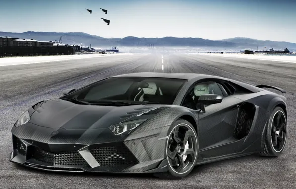 Picture Lamborghini, the front, Lamborghini, LP700-4, Aventador, Mansory, Aventador, Carbonado