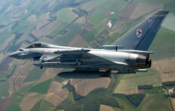 Picture earth, fighter, flight, multipurpose, Eurofighter Typhoon