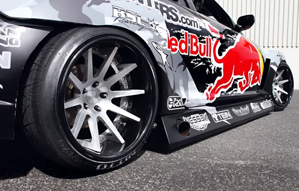 Picture Mazda, Drift, Tuning, Team, RX-8, Competition, Wheels, Rims, Widebody, Sportcar, Spoiler, Red-Bull Racing, Exhaust