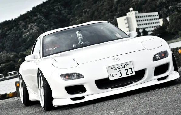 Picture Japan, Machine, Tuning, Mazda, White, Japan, Mazda, Car, Car, White, Wallpapers, Tuning, Beautiful, JDM, Wallpaper, …
