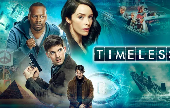 Picture the series, actors, Timeless, Movies, events, Out of time