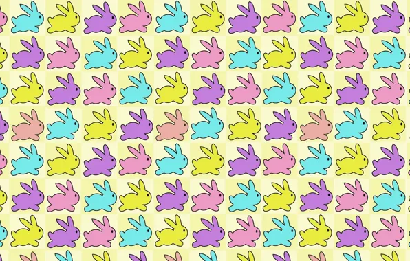 Picture background, texture, Bunny