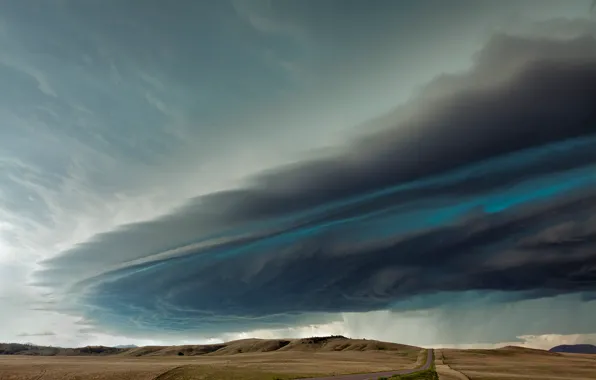 Picture storm, cloud, USA, cloud, Montana, SuperCell