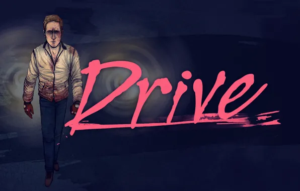 Picture drive, drive, drive 2011, movie Ryan Gosling