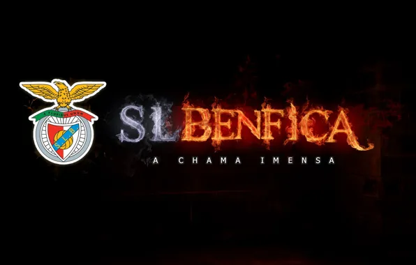 Picture wallpaper, sport, logo, football, SL Benfica