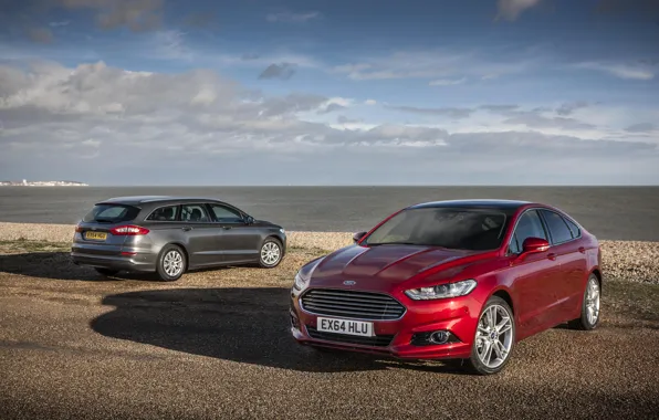 Picture photo, Ford, Cars, Two, Mondeo, 2015