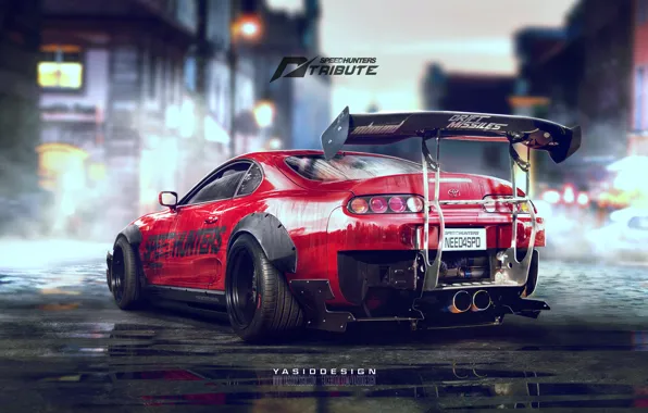 Picture Toyota, Drift, Supra, Tuning, Spoiler, Need for speed, Speedhunters, 2JZ, YASID design