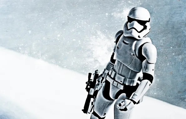Picture winter, snow, weapons, Star Wars, Stormtrooper