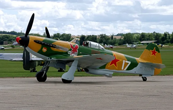 Picture Soviet, single-engine, The Yak-3, WWII, fighter
