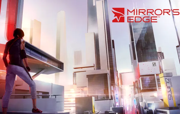 Picture the city, building, game, DICE, Faith, Mirrors Edge, Mirrors Edge 2