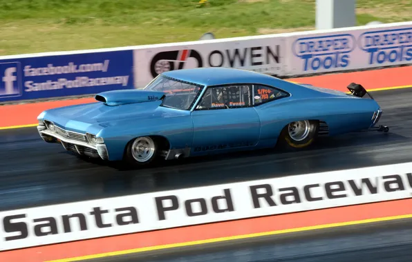 Picture race, Chevrolet, muscle car, Impala SS, drag racing