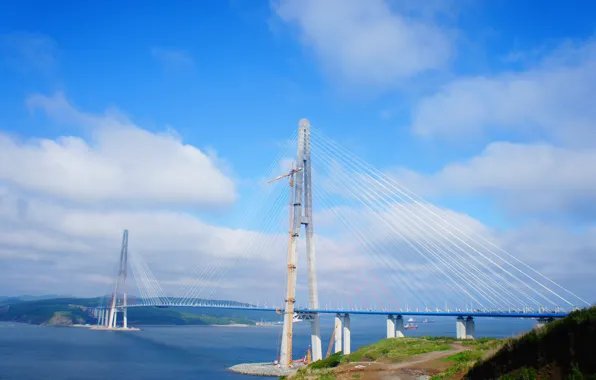 Picture bridge, Vladivostok, ​​city
