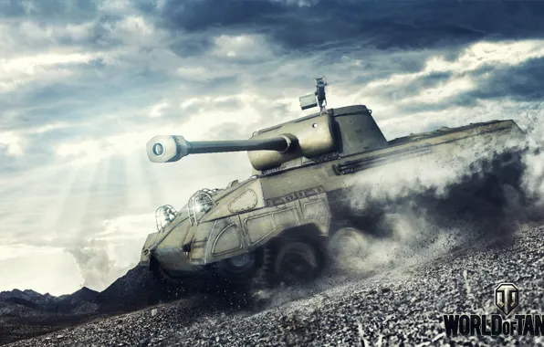 Picture Game, USA, Games, Art, World of Tanks, Wargaming Net, FuriousGFX, M18 Hellcat