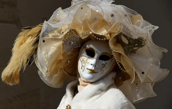 Picture mask, costume, Venice, carnival