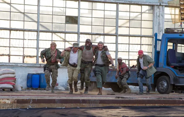 Picture Sylvester Stallone, Jason Statham, Terry Crews, Dolph Lundgren, Wesley Snipes, The Expendables 3, The expendables …