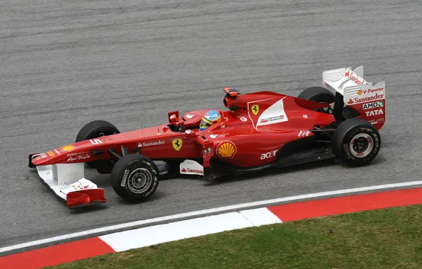 Picture formula 1, Ferrari, Ferrari, formula 1, 2011, Fernando Alonso, Fernando Alonso