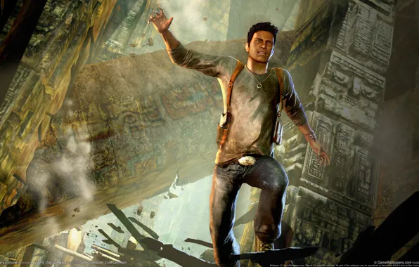 Picture the game, ruins, drake, uncharted