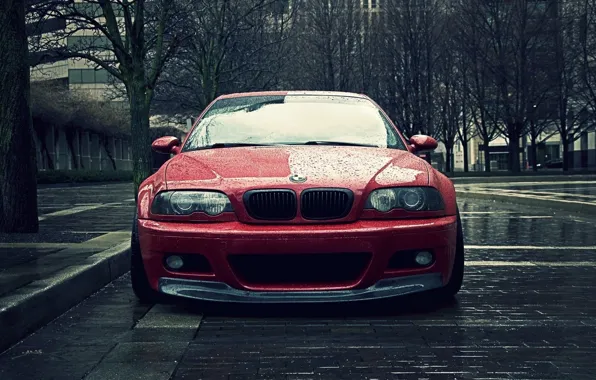 Picture BMW, Red, Car, IsaaKaRs