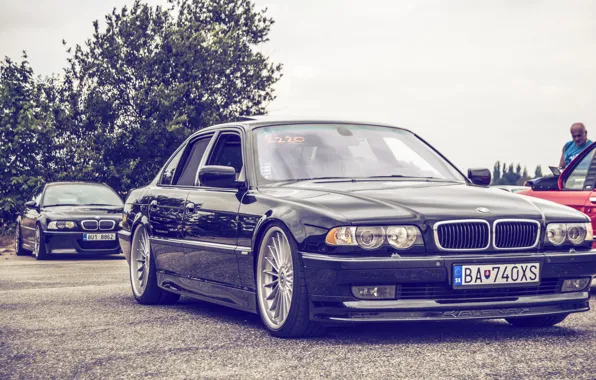 Picture BMW, Boomer, BMW, tuning, Stance, E38