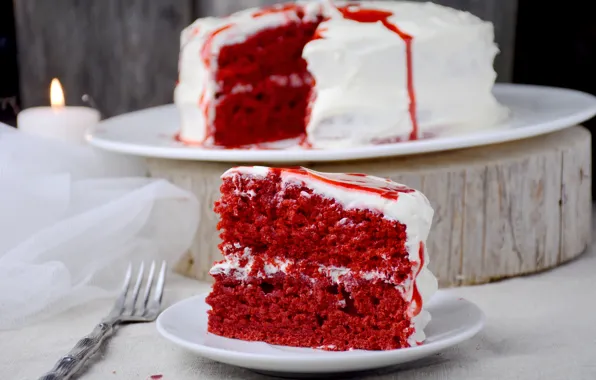 Picture red, cake, color