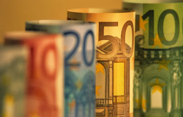 Picture macro, Euro, Money, currency, money, euro