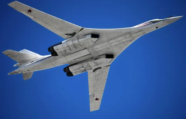 Picture Russia, bomber, missile, strategic, BBC, The Tu-160, white Swan, Blackjack, supersonic