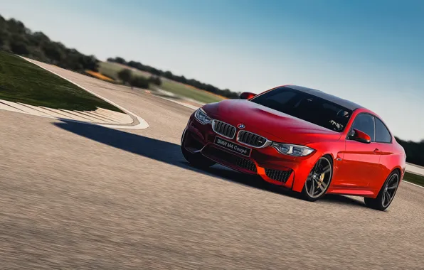 Picture Red, BMW, Turn, Skid, Red, Coupe, F82, Gran Turismo 6