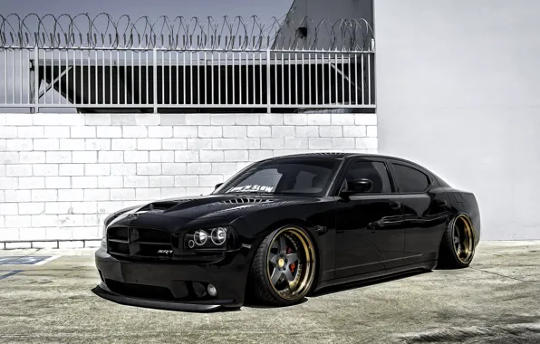 Picture black, tuning, black, Dodge, dodge, charger, the charger