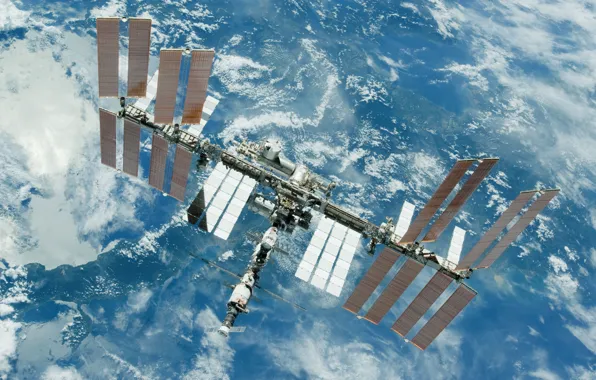 Picture space, satellite, ISS