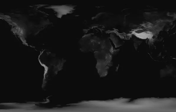 Picture clouds, the darkness, black, Map