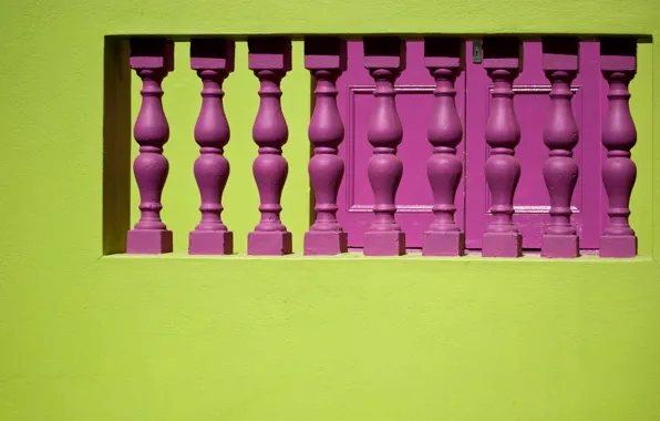 Picture South Africa, South Africa, Cape Town, Cape town, Malay quarter, Bo-Kaap, Bo-Kaap, Malay Quarter, balusters