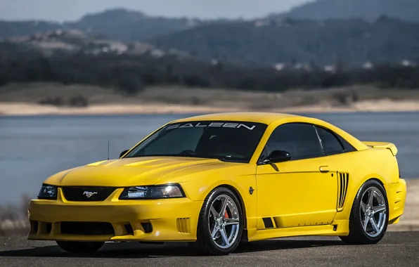 Picture Ford, mustang, yellow, saleen