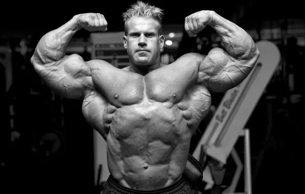 Picture pose, sport, hall, muscle, muscle, black and white, biceps, gym, bodybuilder, bodybuilder, Jay Cutler, Olympia, …