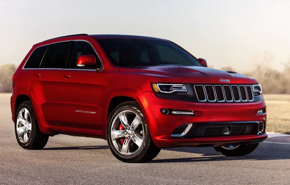 Picture red, jeep, SRT, Jeep, Grand Cherokee, 2014