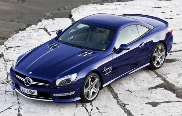 Picture blue, car, 2012, Mercedes, auto, wallpapers, amg, sl65, new, new, benzo, AMG, сл65, mecedes