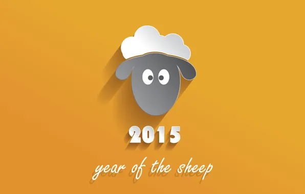 Picture lamb, 2015, year of the sheep