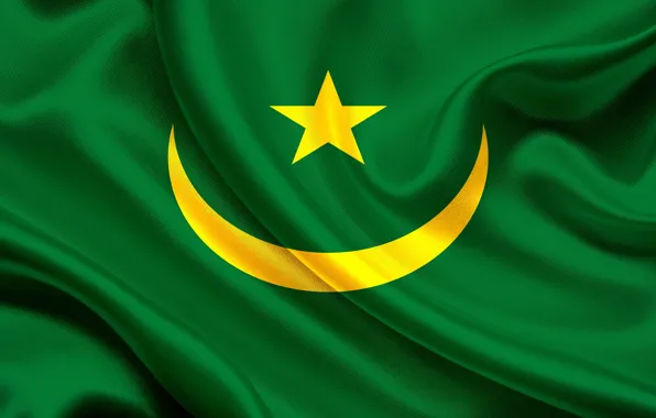 Picture Flag, Mauritania, Mauritania