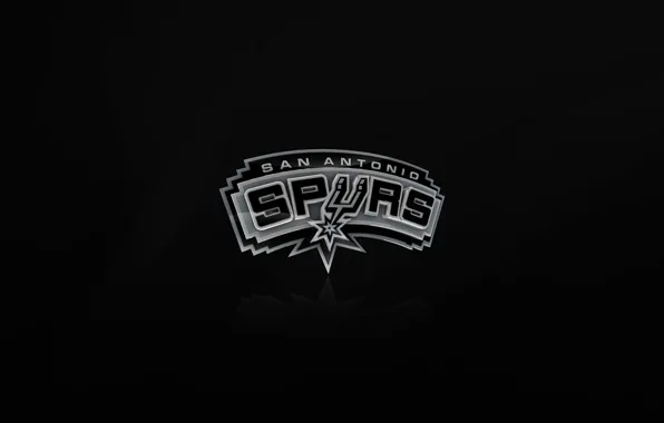 Picture Black, Grey, Basketball, Background, Logo, NBA, San Antonio Spurs, San Antonio