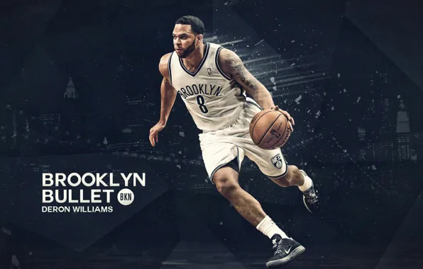 Picture sport, the ball, sport, basketball, basketball, defender, williams, player, brooklyn, nets, point guard, deron
