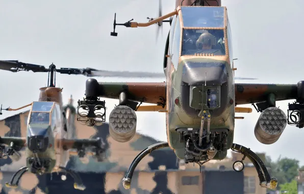 Picture Cobra, Bell, AH-1, American attack helicopter, anti-tank helicopter, Corps army aviation Pakistan