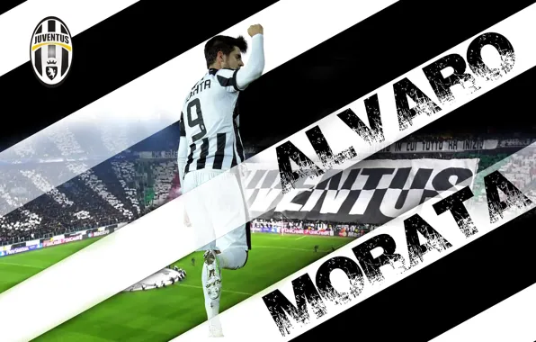 Picture wallpaper, sport, football, player, Alvaro Morata, Juventus FC, Juventus Stadium