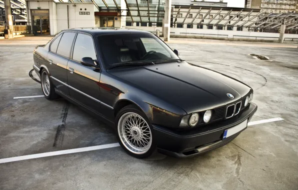 Picture BMW, E34, BBS