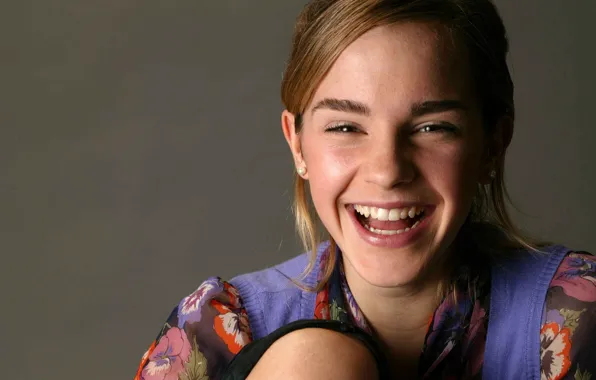 Picture girl, laughter, actress, Emma Watson, Emma Watson