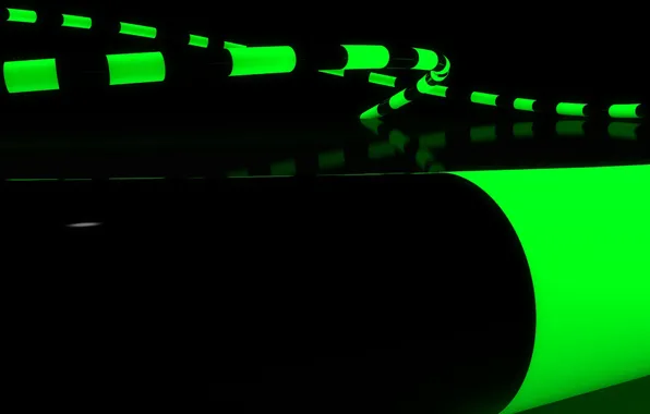 Picture pipe, neon, render