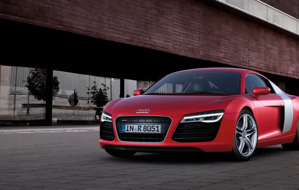 Picture audi, red, 2013