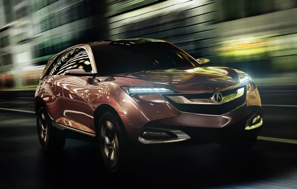 Picture auto, Concept, lights, the concept, the front, Acura, SUV-X