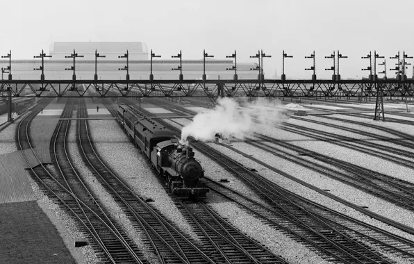 Picture black, train, gray