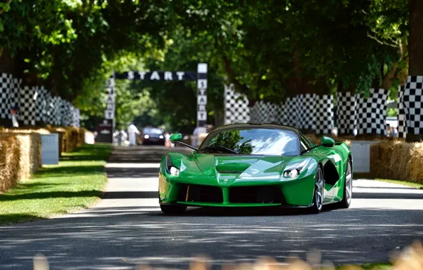 Picture green, Ferrari, V12, F70, LaFerrari, Goodwood Festival of Speed